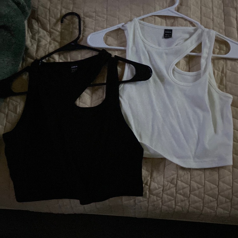 NWOT shein asymmetrical tops